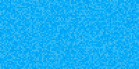 Pixel pattern. Vector seamless background. abstract blue mosaic texture design. Retro geometric...