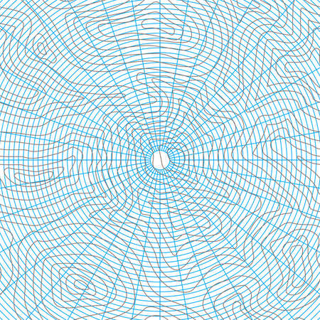 Topographic map of the terrain as contour pattern. Background for geographical map. Vector illustrationのイラスト素材