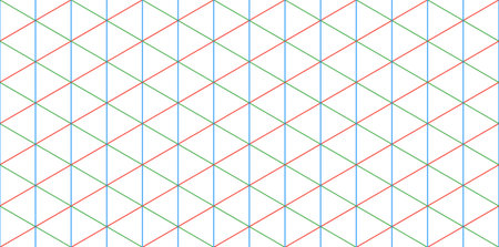 perspective grid template for architect. isometric graph paper. engineering seamless pattern. background for technical school paper. vector illustrationのイラスト素材