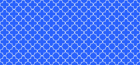 quatrefoil seamless pattern. medieval texture in church. geometric moroccan background. abstract arabic pattern. Vector wallpaperのイラスト素材