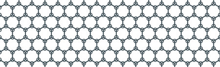 hexagon geometric pattern. seamless hex background. abstract honeycomb cell. vector illustration....