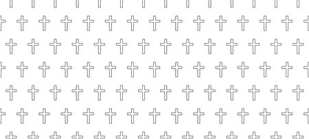 christian cross background. cross seamless pattern textureのイラスト素材