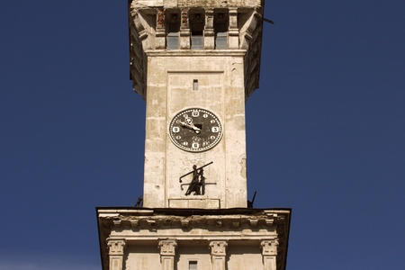 building of river station, Moscow, Russiaの写真素材