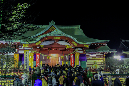 2013.01.01, Tokyo, Russia. Tonight cityscape of Tokyo. Architecture of tonight Tokyo. Travel around Japan.のeditorial素材
