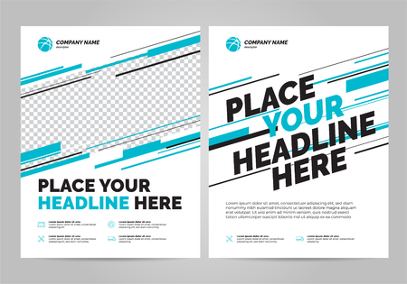 Flyer design sports invitation template.のイラスト素材