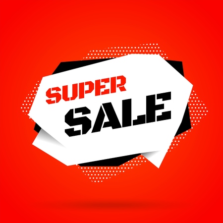 Sale banner template designのイラスト素材