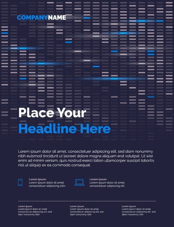 Brochure Layout template, cover design background, annual reports. Can be adapt to Annual Report, Magazine, Poster, Corporate Presentation.のイラスト素材