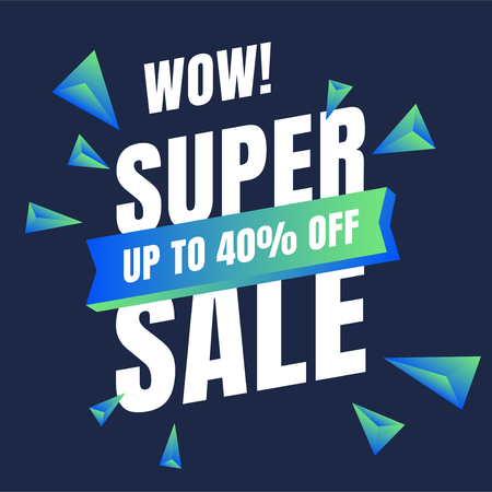 Sale banner template design, Big sale special offer. end of season special offer banner. vector illustration.のイラスト素材