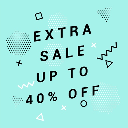Banner template design, Big sale special offer. Vector illustration.