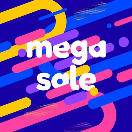 Sale banner template design. Best offer vector illustration.のイラスト素材