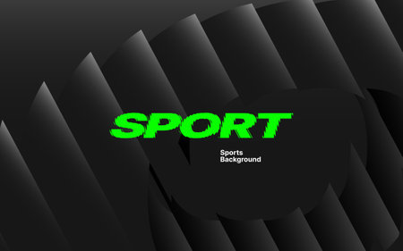 Sports background with fluted glass effect. Vector layout template design for run, championship or sports event. Design for flyer, poster, cover, brochure, banner or any layout.のイラスト素材