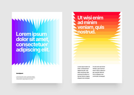 Simple corporate layout template for events, companies or any business related. Design with geometric shape for flyer, poster, cover, brochure, banner or any layout.のイラスト素材