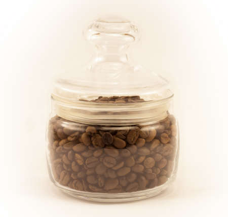 fragrant, ripe coffee beans close-upの写真素材