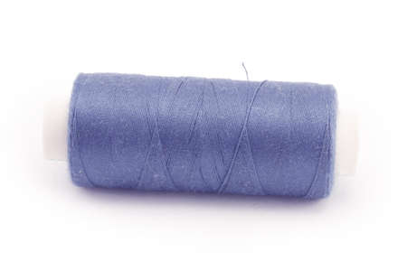 threads, needles isolated on white background
