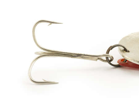 fishing hook isolated on white background