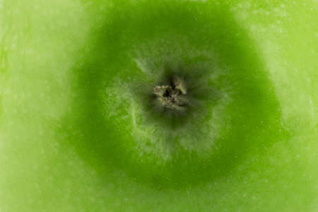 ripe, juicy apples are very close-up