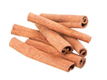 cinnamon isolated on white background