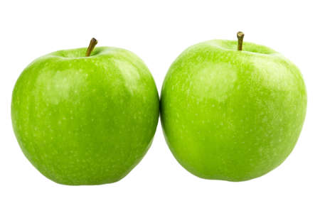 apple isolated on white backgroundの写真素材