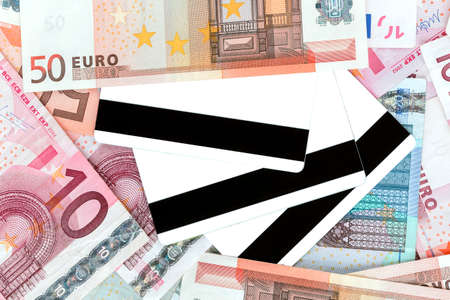 euro money cardの写真素材