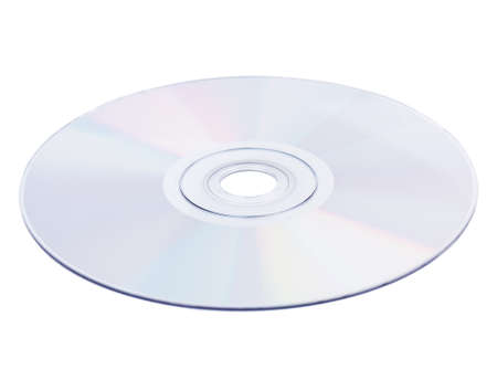 compact discs on a white background