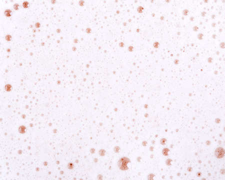 beer foam glass isolated on white background