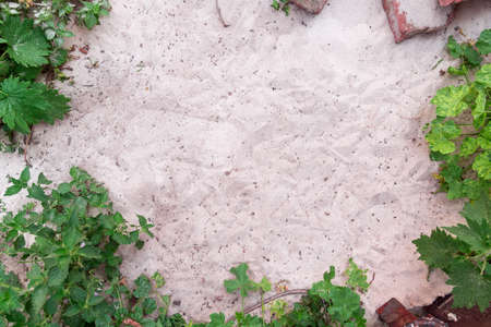 background with traces of sand textureの写真素材