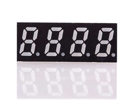 Dial for calculator, electronic figures