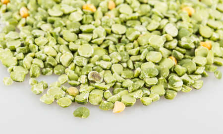 peas Isolated on white backgroundの写真素材