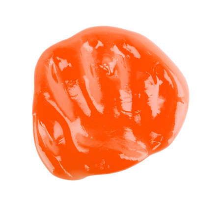 jelly, chewing gum isolated on white backgroundの写真素材