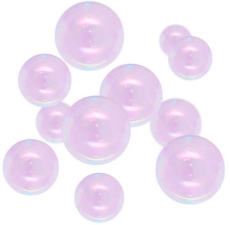 bubble isolated on white background