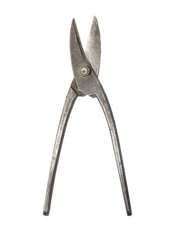 tool nippers isolated on white backgroundの写真素材