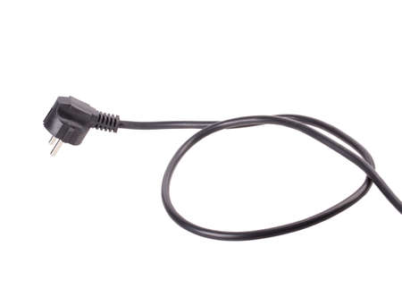plug wire Isolated on white background