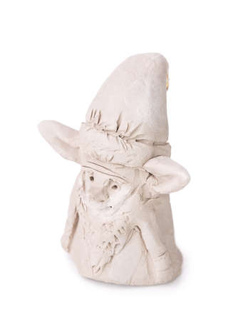 elf toy Isolated on white backgroundの写真素材