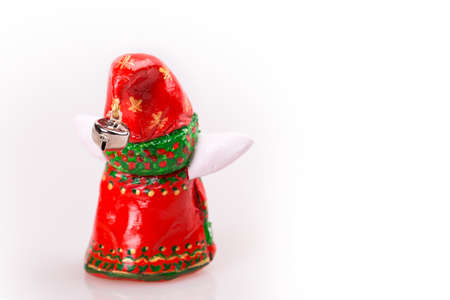 elf toy Isolated on white backgroundの写真素材