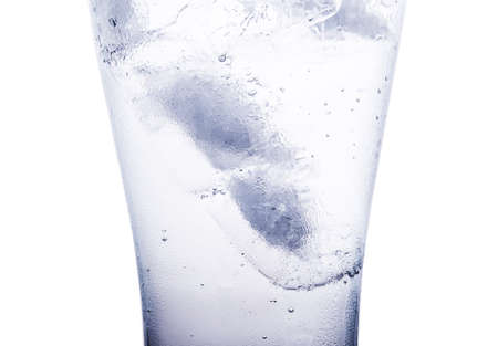 ice cubes isolated on white background