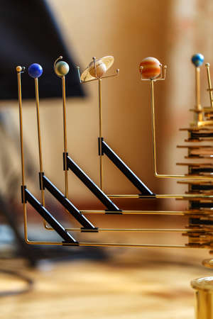 mechanism of the solar system planetsの写真素材