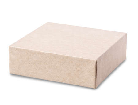 box Isolated on white background Clipping Path