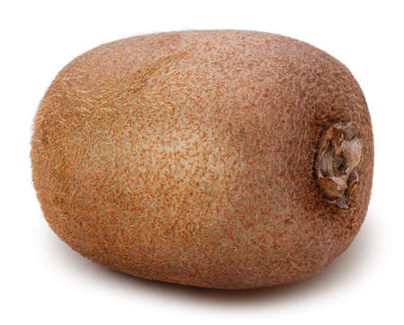 kiwi Isolated on white background Clipping pathの写真素材