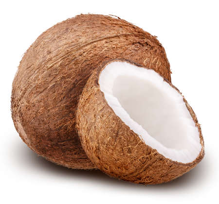 coconut Isolated on white background