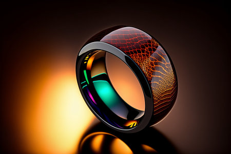 Rare Dragonscale Ring. AI Generatedの素材