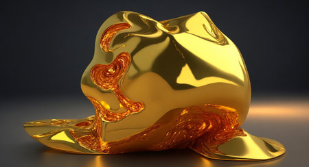 beautiful gold bar. ai generationの素材