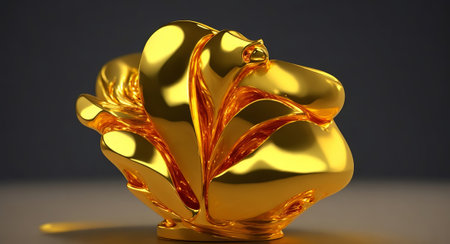 beautiful gold bar. ai generationの素材