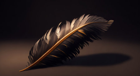 beautiful feather realistic. ai generationの素材