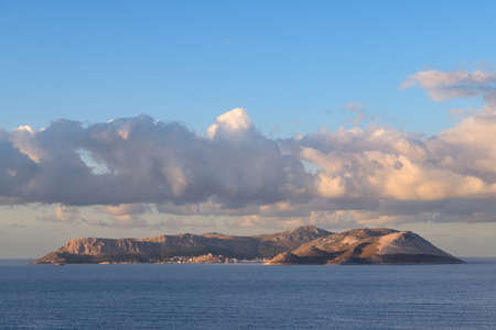 Kastelorizo island, Greece. View from Kas, Turkey