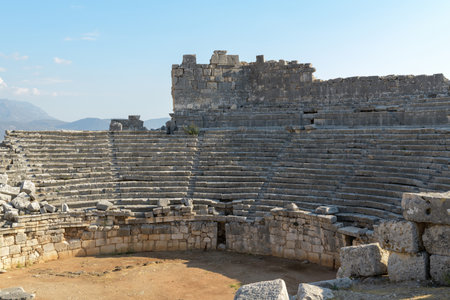 Theater at ancient city Xanthos. Antalya, Turkeyの写真素材