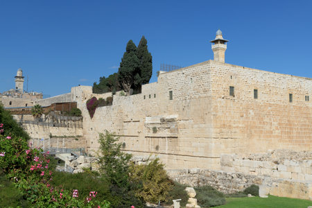 The Western Wall of Temple mount. Jerusalem, Israelの写真素材