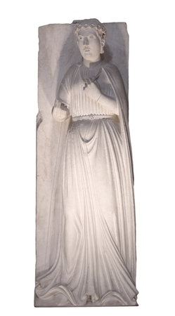 Primavera (Spring) - sculpture in Baptistery of Parma (Battistero di Parma). Parma, Italyのeditorial素材