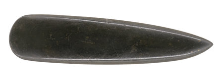 Neolithic polished stone axe, polished jadeite axeheadのeditorial素材