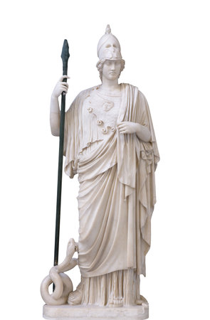 The Athena Giustiniani or Minerva Giustiniani is a Roman marble statue of Pallas Athena, based on a...