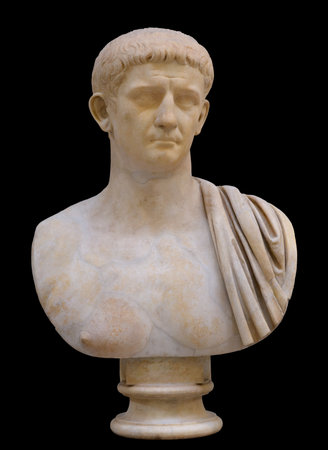 Roman marble portrait of the emperor ClaudiusClaudius - Tiberius Claudius Caesar Augustus Germanicus